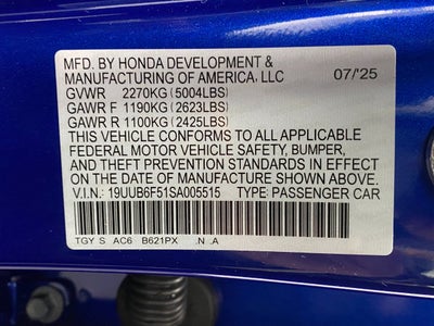 2025 Acura TLX SH-AWD w/A-Spec Package