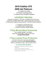 2019 Cadillac XT5 AWD 4dr Platinum