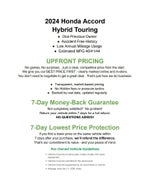 2024 Honda Accord Hybrid Touring Sedan