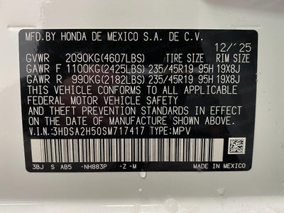 2025 Acura ADX AWD w/A-Spec Package