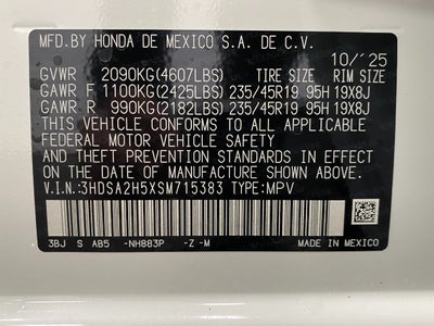 2025 Acura ADX AWD w/A-Spec Package