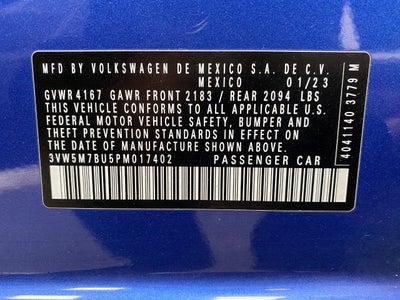 2023 Volkswagen Jetta S Auto