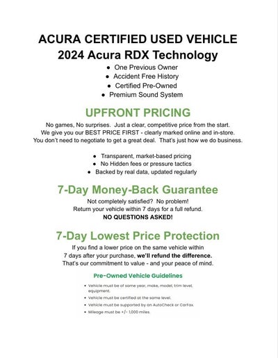 2024 Acura RDX SH-AWD w/Technology Package