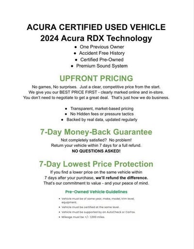 2024 Acura RDX SH-AWD w/Technology Package