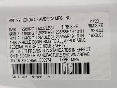 2020 Acura RDX SH-AWD w/Technology Pkg