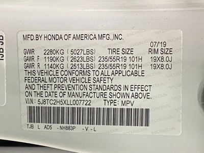 2020 Acura RDX SH-AWD w/Technology Pkg