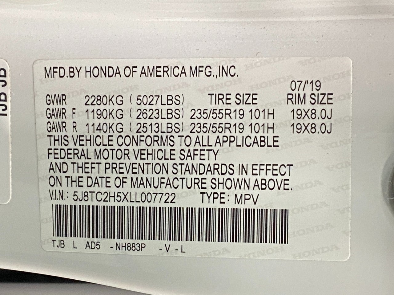 2020 Acura RDX SH-AWD w/Technology Pkg