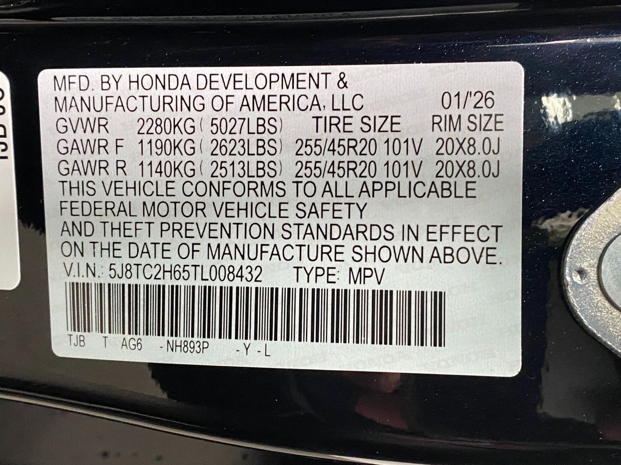 2026 Acura RDX SH-AWD w/A-Spec Package