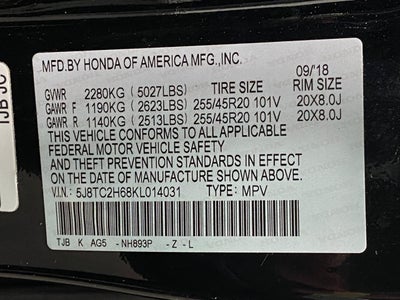 2019 Acura RDX AWD w/A-Spec Pkg