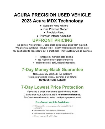 2023 Acura MDX SH-AWD w/Technology Package