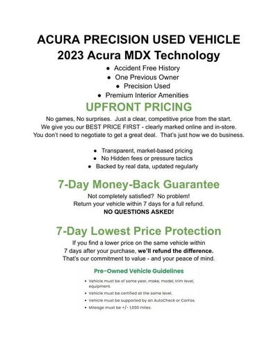 2023 Acura MDX SH-AWD w/Technology Package