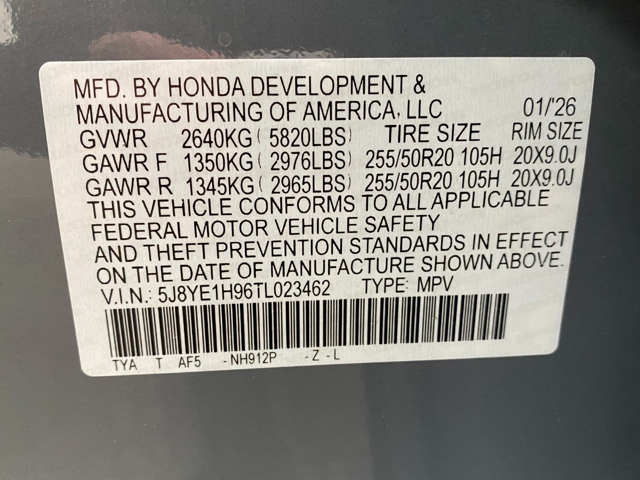 2026 Acura MDX SH-AWD w/A-Spec Advance Package