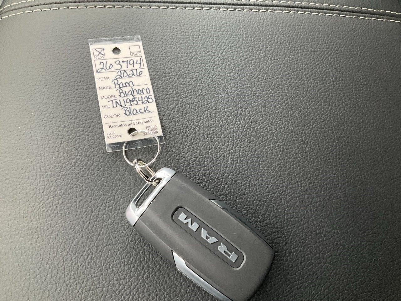 2026 RAM Ram 1500 RAM 1500 BIG HORN CREW CAB 4X4 5'7' BOX