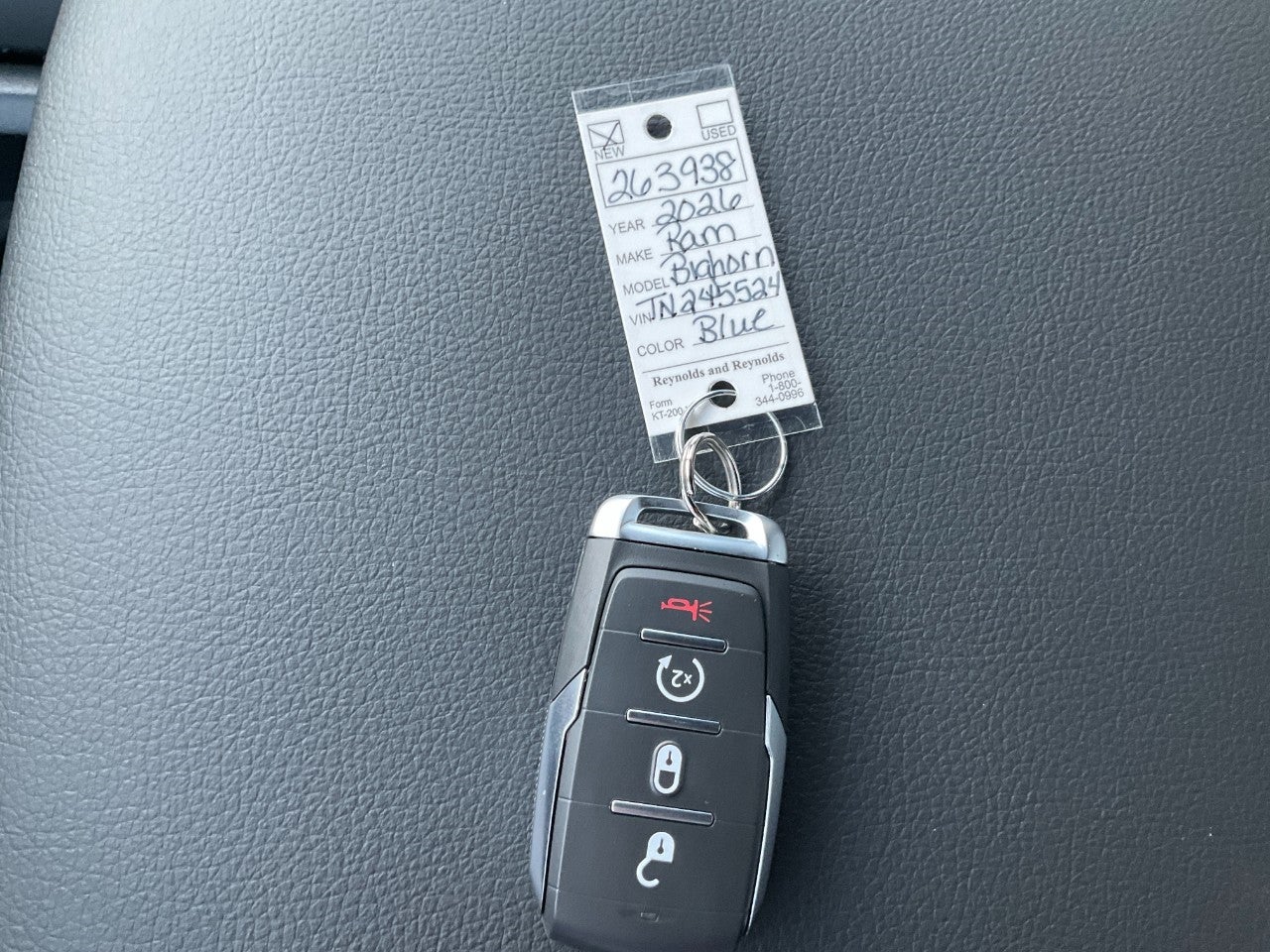 2026 RAM Ram 1500 RAM 1500 BIG HORN CREW CAB 4X4 5'7' BOX