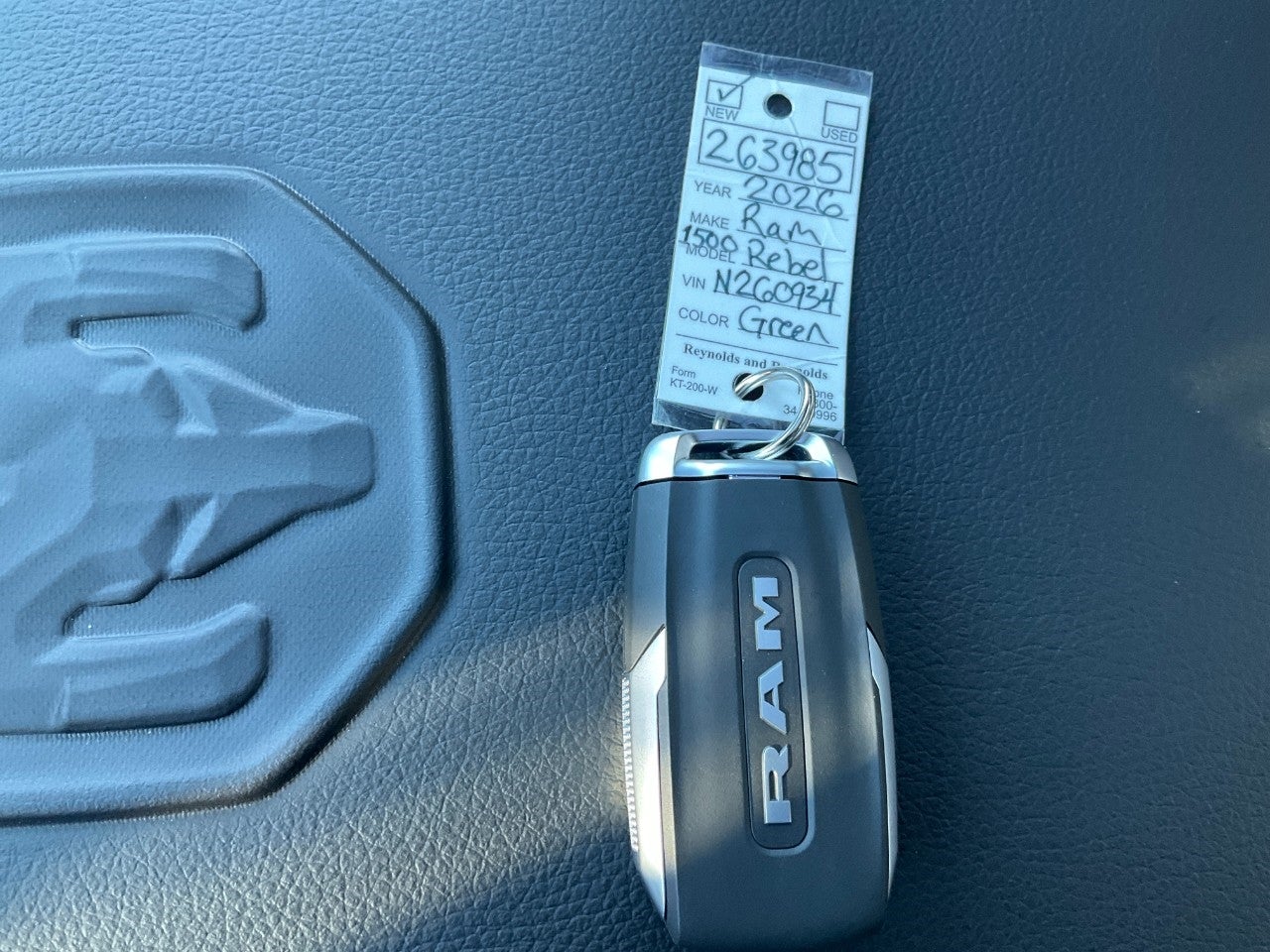 2026 RAM Ram 1500 RAM 1500 REBEL CREW CAB 4X4 5'7' BOX