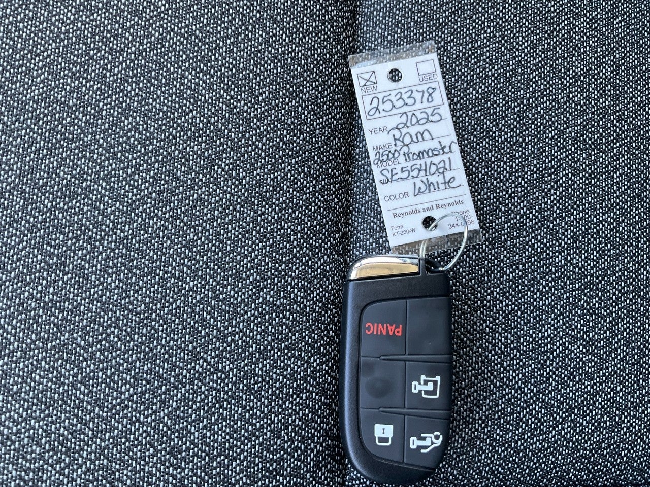 2025 RAM ProMaster Cargo Van Tradesman 2500 High Roof 159 WB w/Pass Seat