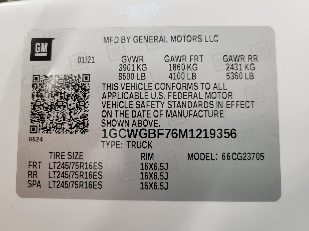 2021 Chevrolet Express Cargo RWD 2500 Extended Wheelbase WT