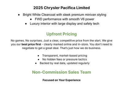 2025 Chrysler Pacifica Limited FWD