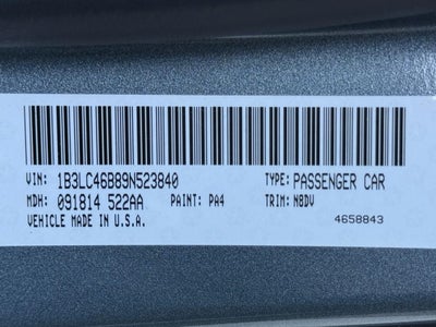 2009 Dodge Avenger 4dr Sdn SE *Ltd Avail*