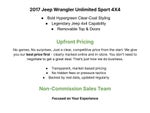 2017 Jeep Wrangler Unlimited Sport