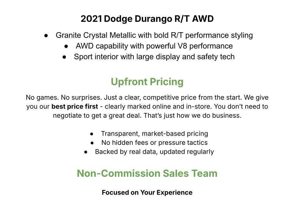 2021 Dodge Durango R/T AWD