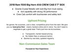2018 RAM 1500 Big Horn 4x4 Crew Cab 5'7" Box