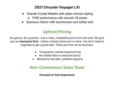 2021 Chrysler Voyager LXI FWD