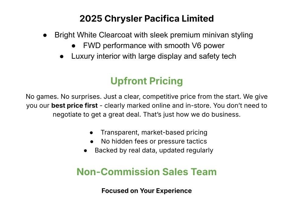 2025 Chrysler Pacifica Limited FWD