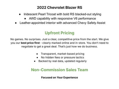 2022 Chevrolet Blazer RS AWD