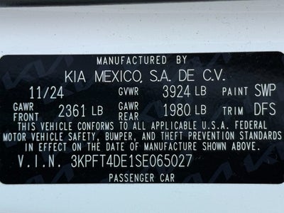 2025 Kia K4 LXS FWD