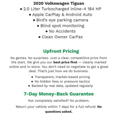 2020 Volkswagen Tiguan SE R-Line Black