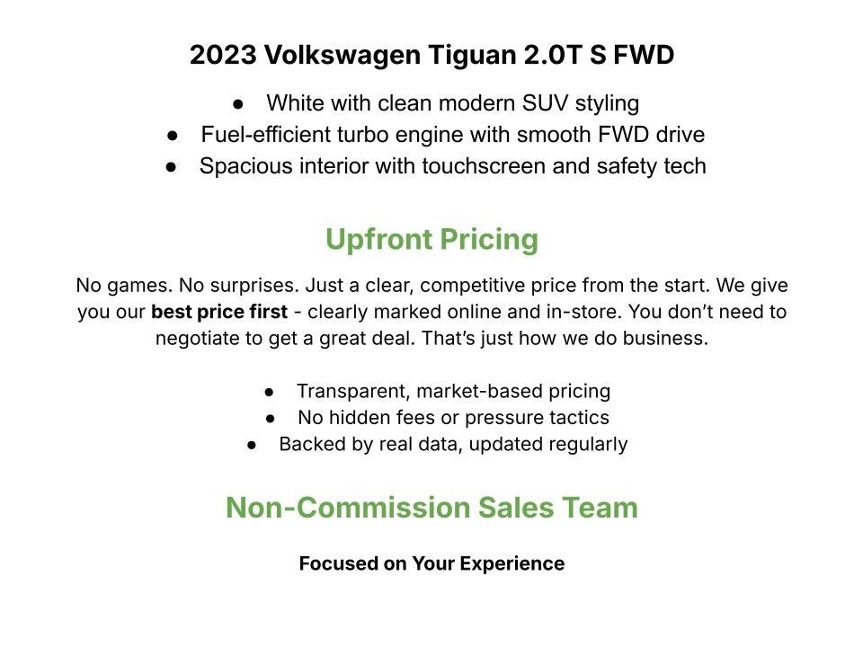 2023 Volkswagen Tiguan 2.0T S FWD