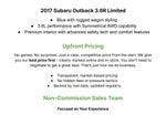 2017 Subaru Outback 3.6R Limited