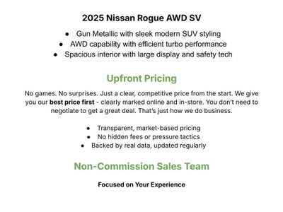 2025 Nissan Rogue AWD SV