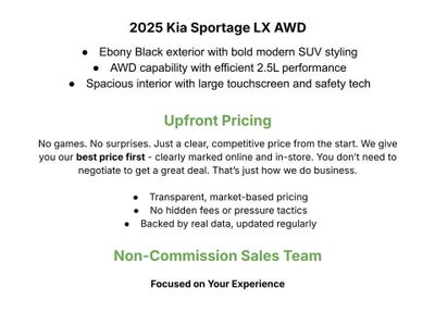 2025 Kia Sportage LX AWD