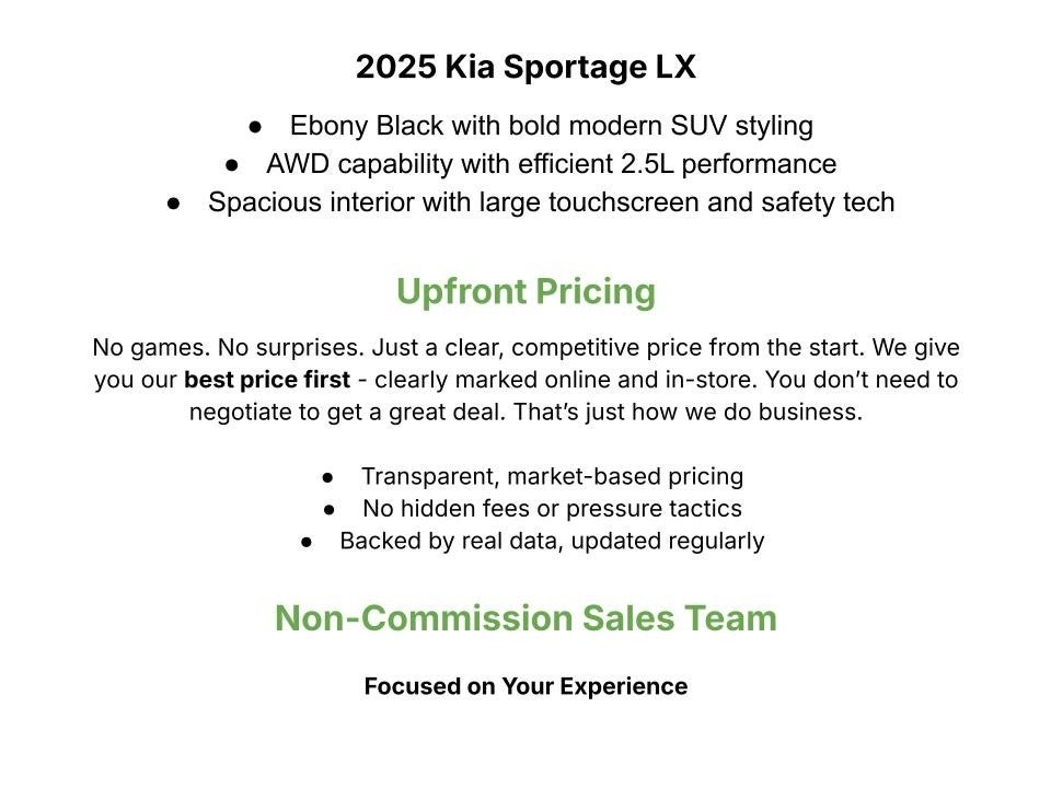 2025 Kia Sportage LX AWD