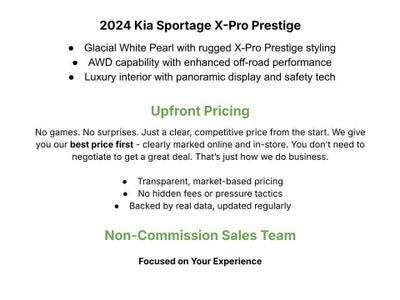 2024 Kia Sportage X-Pro AWD
