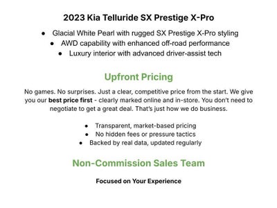 2023 Kia Telluride SX Prestige X-Pro AWD