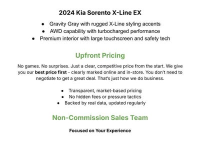 2024 Kia Sorento X-Line EX AWD