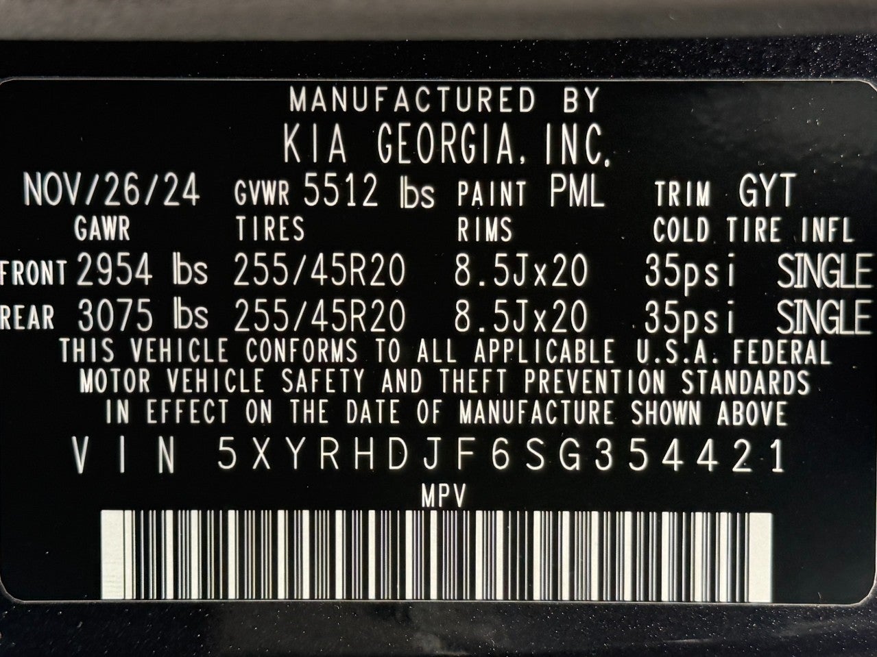 2025 Kia Sorento X-Line EX