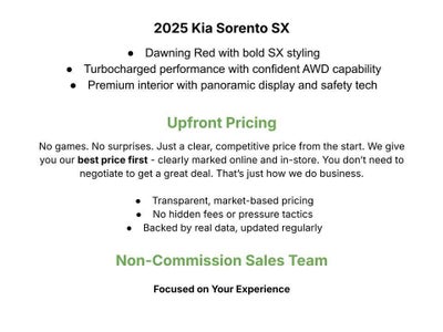 2025 Kia Sorento SX FWD