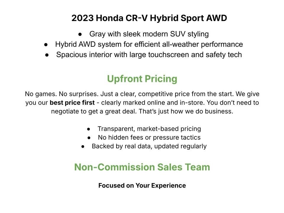 2023 Honda CR-V Hybrid Sport AWD