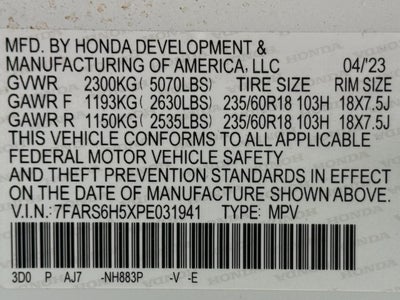 2023 Honda CR-V Hybrid Sport AWD
