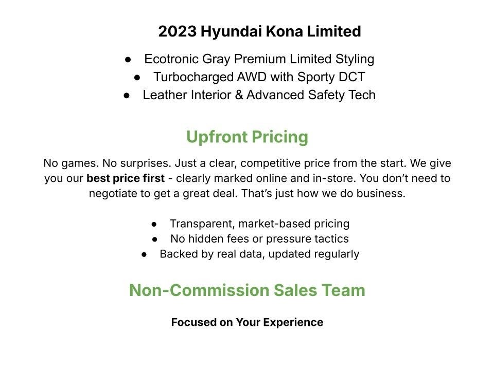2023 Hyundai Kona Limited