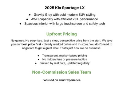 2025 Kia Sportage LX AWD
