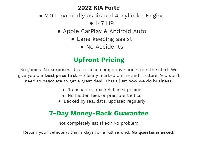 2022 Kia Forte GT-Line IVT