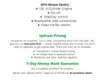 2013 Nissan Sentra 4dr Sdn I4 CVT SR