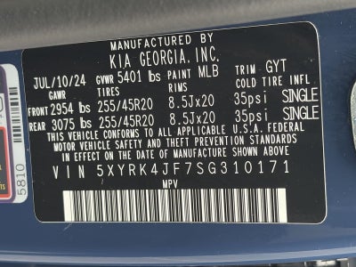 2025 Kia Sorento SX FWD
