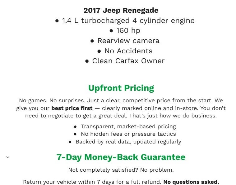 2017 Jeep Renegade Latitude 4x4