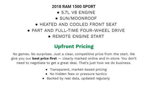 2018 RAM 1500 Sport